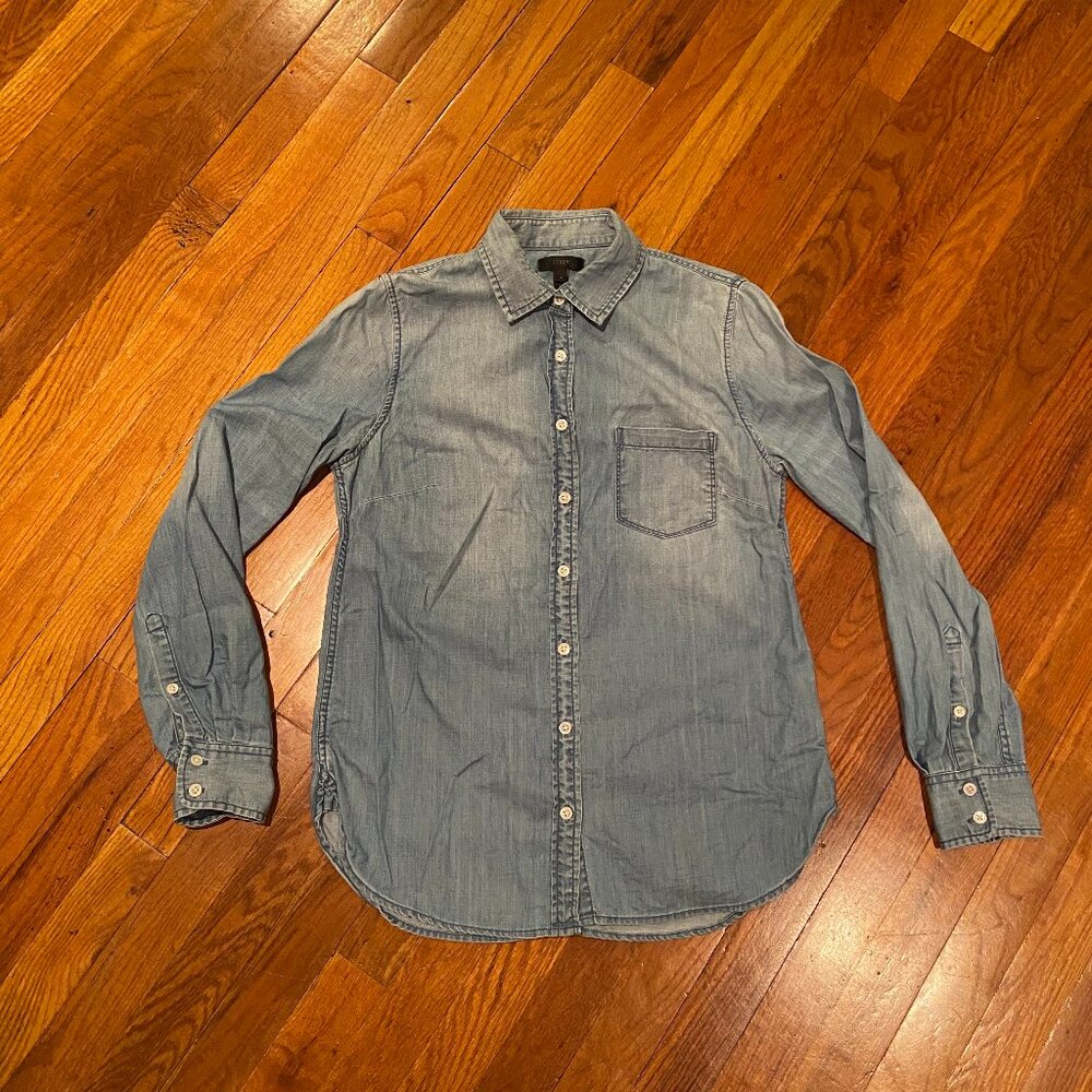 J.Crew Chambray Button Down Shirt